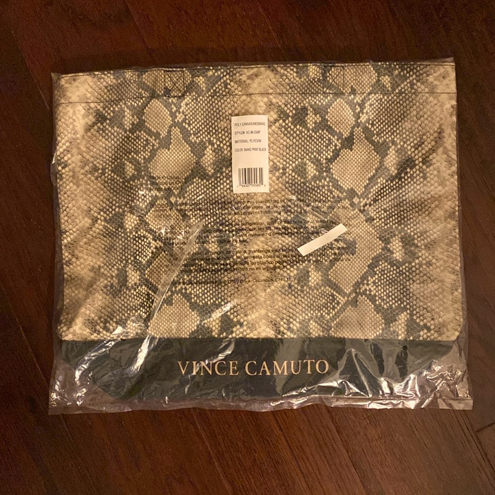 Vince Camuto Snake Print Tote